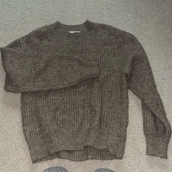 H&M Sweaters Light Brown Knit Sweater Poshmark